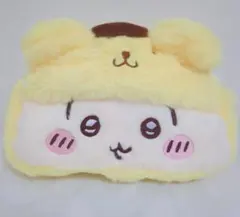新品未使用 ちいかわ うさぎ×ポムポムプリン ポーチ イエロー