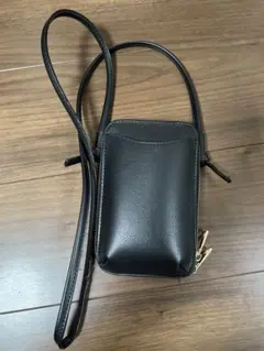 스마트 폰 숄더백 블랙