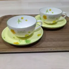 hiromichi nakano　花柄ティーカップセット　２個