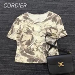 美品✨CORDIER/グラフィック柄/半袖/クロップド丈/y2k/大きめ/42のサムネイル