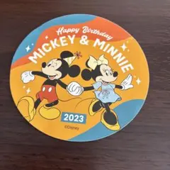 ミッキー＆ミニー Happy Birthday 2023 ステッカー