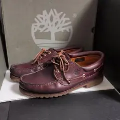 新品級】Timberland 3eye バーガンディ 8w - メルカリ