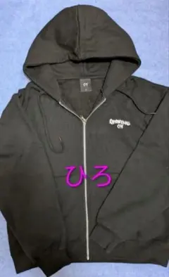 OY エンブロイダードスケッチオードリージップパーカー ブラック サイズ1