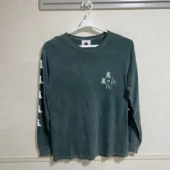 PUNK DRUNKERS Tシャツ 長袖　グリーン　古着のサムネイル