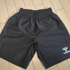hummel ハーフパンツ 160 黒　サッカーのサムネイル