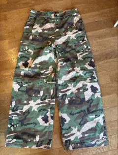 trvo BLUE CAMO FUR POCKET SWEAT PANTS - メルカリ
