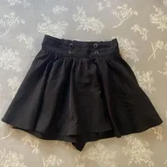 【匿名配送】　黒　ミニスカート　インナーパンツ付き　量産系　地雷系