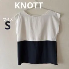KNOTT ノット　トップス　トリアセテート素材　Sサイズのサムネイル
