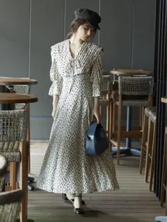 スナイデル　ビッグカラークラシカルワンピース