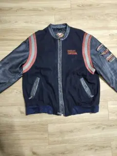 80年代 ビンテージ Harley-Davidson スタジャン 　L