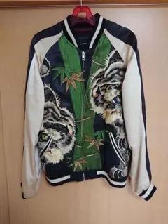 オイル 良品 00s百花繚乱 スカジャン 毘沙門天王 勝利 財宝の神四天王 2025年最新】百花繚乱スカジャンの人気アイテム - メルカリ