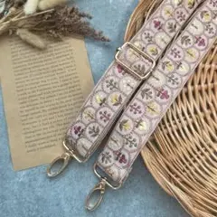 153.インド刺繍ショルダーストラップ　スマホショルダー