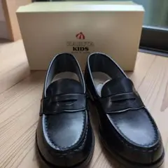 HARUTA キッズローファー ブラック　21.5cm