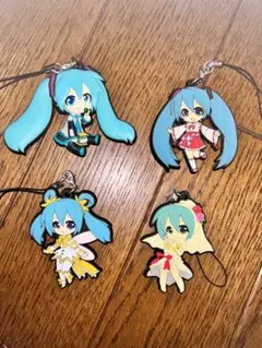 初音ミク　ラバーストラップ4種セット