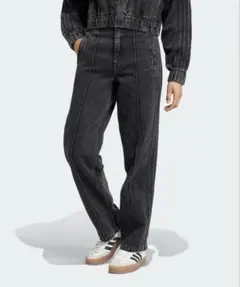 プレミアムエッセンシャルズデニムストレートパンツadidas Originals