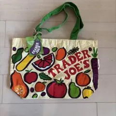 【新品未使用】TRADER JOE'S エコバッグ 果物と野菜デザイン