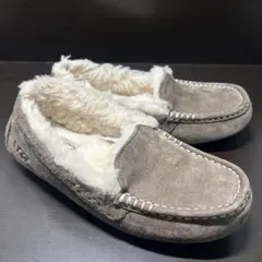 ◆UGG◆アグ モカシン 23cm ブラウン サイドロゴ