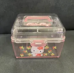 Sanrio 2002 Hello Kitty 小物収納ボックス野いちごのサムネイル
