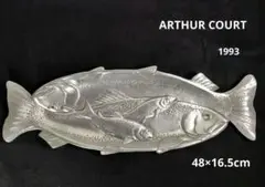 ヴィンテージ　アーサー.コート　アルミ　メタル　サーバー　プレート