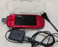 【ジャンク品/バッテリーパック無】SONY PSP 本体 レッド