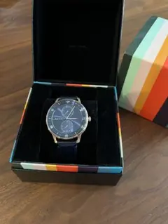 Paul Smith 腕時計 ネイビー レザーベルトのサムネイル