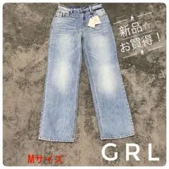 【新品】GRL デニム Mサイズ ライトブルー