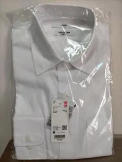 新品未開封 UNIQLO スーパーノンアイロン スリムシャツ M ホワイト