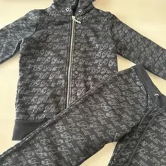 Roni ブラック スウェットセットアップ