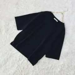 ゆったり袖 美品❗️【ショコラフィーネ】レディース7分袖Tシャツ F