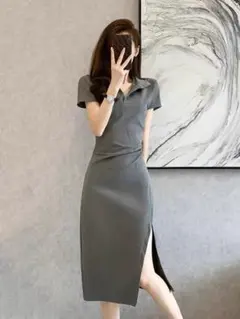 新品　レディース　ロングワンピース　お洒落ワンピース　キャバ嬢　ドレス　韓国　夏