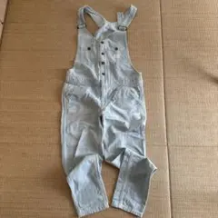 ライトブルー デニムオーバーオール