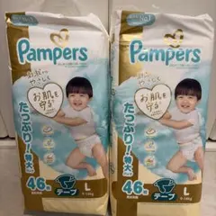 パンパース肌いちL パンツ36枚×6パック おやすみパンツつき - メルカリ