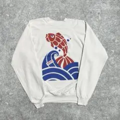 80s-90s Hanes USA製 アートスウェット ラグラン ヴィンテージ