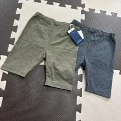 【新品未使用】90cm 半ズボンベビー スパッツ レギンス　子供服　2枚セット