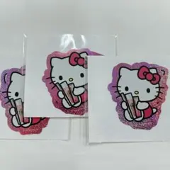 【メイベリン】限定ハローキティ ホログラムステッカー 3セット（合計6枚）