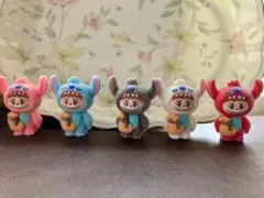 【即購入可能】【数量限定】LABUBU（ラブブ）スティッチミニフィギュア①