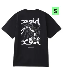 X-girl（エックスガール）　半袖Tシャツ　ブラック　Sのサムネイル