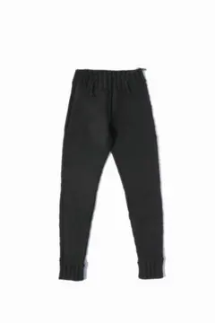LIMI feu リミフゥ ニットパンツ 黒S ヨウジヤマモトのサムネイル