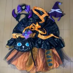 ハロウィン　キッズコスチューム　グッズ　8点セット