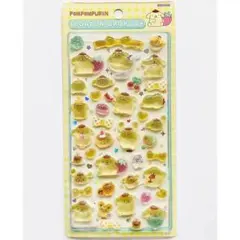 ボンボンドロップシール　ポムポムプリン　3D立体　ステッカー　インポート品