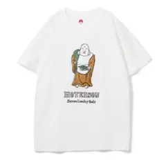 東京ホテイソンBEAMS JAPAN 別注 七福神Tシャツ布袋 ホワイト XL 東京ホテイソンBEAMS JAPAN 別注 七福神Tシャツ布袋 ホワイト XL