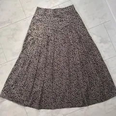レオパード ロングスカート