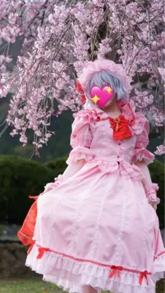 東方Project レミリア・スカーレット 森森仙製Sサイズ コスプレ衣装