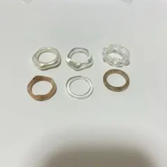 アクセサリー　リング　指輪　まとめ売り　クリア