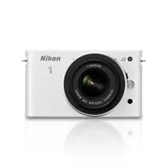 Nikon 1 J2 화이트 미러리스 일안 렌즈 (박스 포함)
