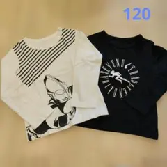 ウルトラマン シリーズ 長袖Tシャツ 120 2点セット