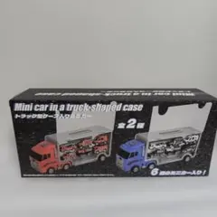 トラック型ケース入りミニカー 6台セット 赤色