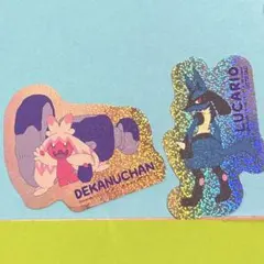 【新品】ポケットモンスター　きらきらステッカー（2種セット）