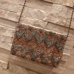 MOYNA モイナ パーティーバッグ　総ビーズ