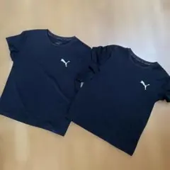 PUMA プーマ　黒 Tシャツ 140 150 dry 速乾　涼しい
